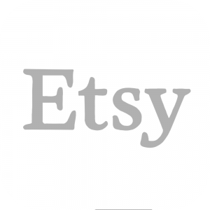 The word ETSY appears in the color grey, large and in bold.
